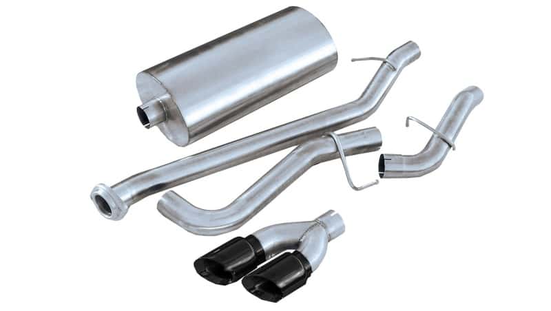 CORSA Performance — Corsa 1999-2006 GMC Sierra 4.8L V8 3in Cat-Back Single Side w Twin 4in Black Pro-Series Tips
Exhaust - view 1