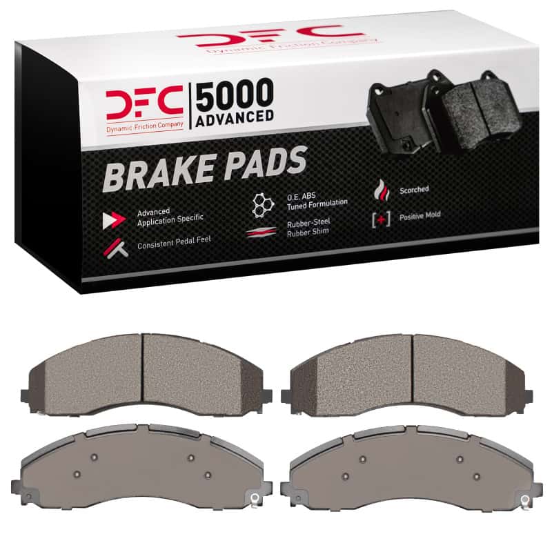 DFC — DFC 17-24 Ford F-550 Super Duty Front/Rear 5000 Advanced Semi Metallic Brake Pads
DFC Brake Pad Set - view 1