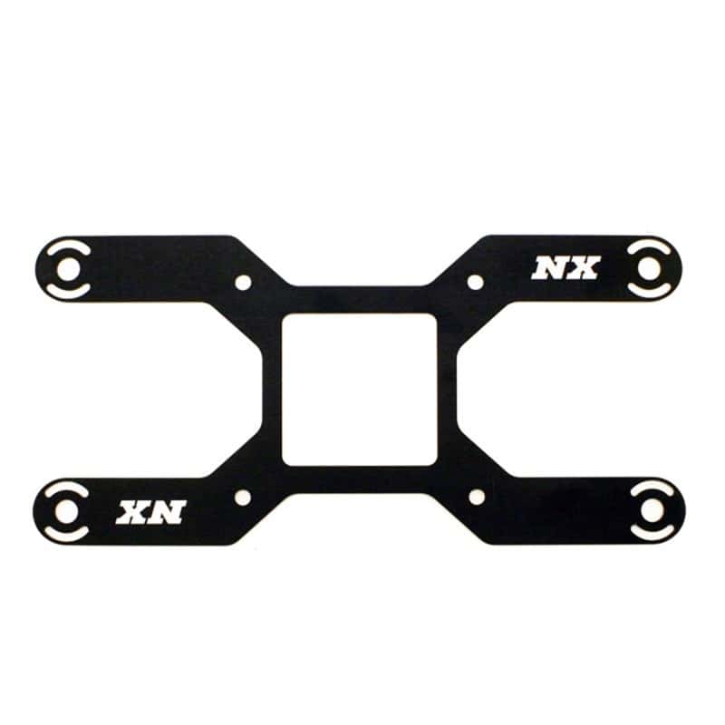 Nitrous Express — Nitrous Express Carb Plate Solenoid Bracket for 4150 (4 Solenoids)
Fuel/N2OSolenoid
Solenoid Bracket - view 1
