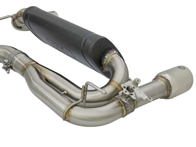 aFe — aFe MACHForce XP Exhausts Axle-Back 12-15 BMW 335i 3.0T (SS w/Polished Tips)
Axle-Back Exhaust - view 4