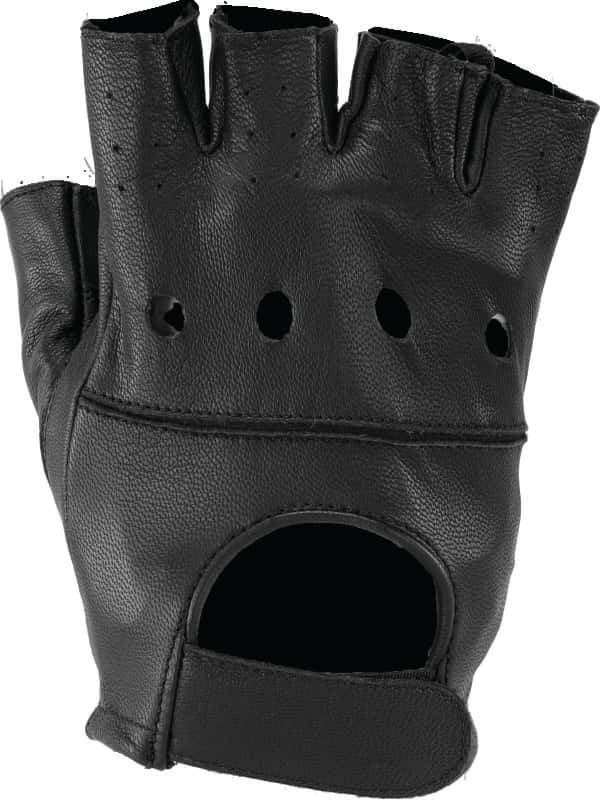 Kuryakyn — Kuryakyn Leather By River Road Diamond Shorty Gloves Black Womens - Small - view 1