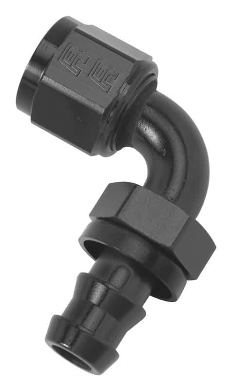 Russell — Russell Performance -10 AN Twist-Lok 90 Degree Hose End (Black)
Hose Fitting - view 3