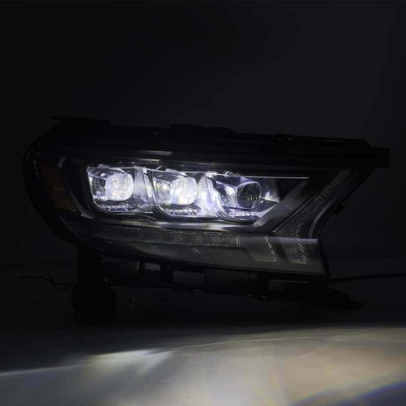 AlphaRex — AlphaRex 19-21 Ford Ranger NOVA LED Proj Headlights Plank Style Black w/Activ Light/Seq Signal/DRL
Projector Headlights - view 4