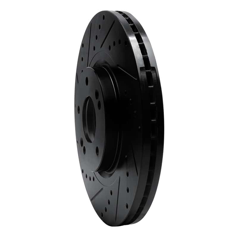 R1 Concepts — R1 15-21 Kia Sedona Front Left Drilled & Slotted Black Brake Rotor
R1 Brake Rotor Drill - view 2