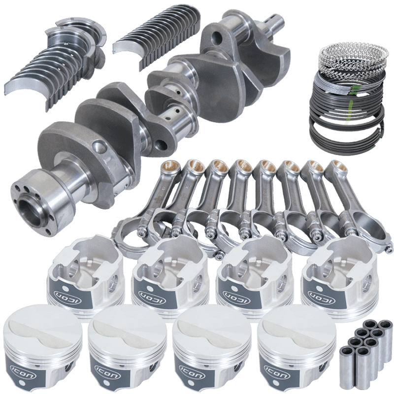 Eagle — Eagle Chevy LT1350 1Pc 3.480in Crank 5.700in I-Beam Rods -3.7cc 4.060in Pistons Rotating Assembly
Street & Strip Assy - view 1