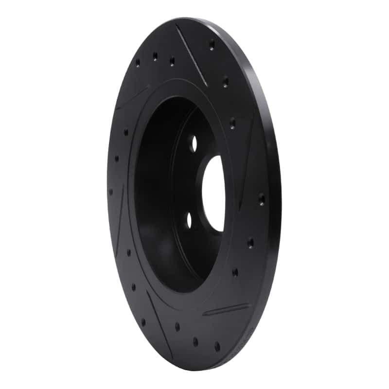 R1 Concepts — R1 11-16 Scion TC Rear Left Drilled & Slotted Black Brake Rotor
R1 Brake Rotor Drill - view 4