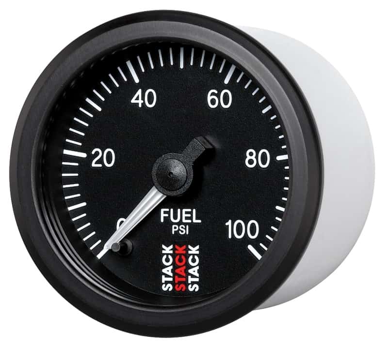 AutoMeter — Autometer Stack 52mm 0-100 PSI 1/8in NPTF Male Pro Stepper Motor Fuel Pressure Gauge - Black
Ga FP Stpr Bk 100psi - view 2