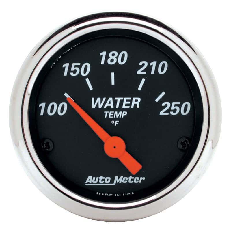 AutoMeter — Autometer Designer Black 2 1/16in 250 Deg F Electronic Water Temp Gauge
GA 2" WTEMP ELEC DB - view 3