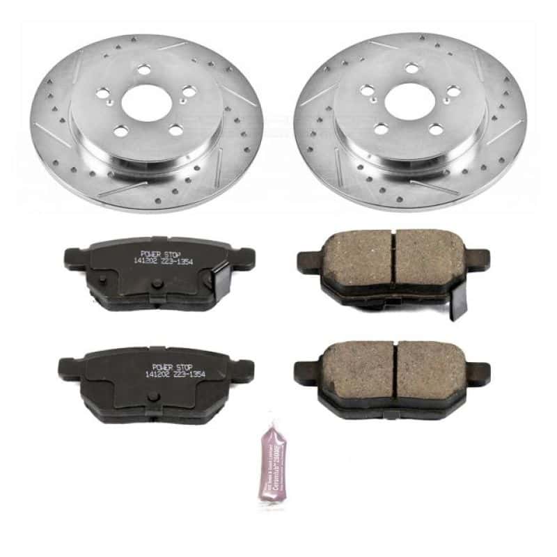 PowerStop — Power Stop 09-10 Pontiac Vibe Rear Z23 Evolution Sport Brake Kit - view 1