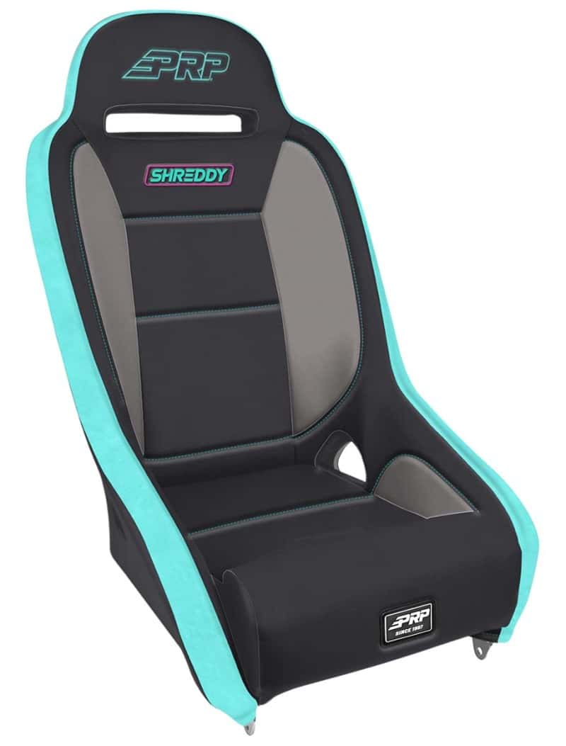 PRP Seats — PRP Shreddy Comp Elite Suspension Seat - Black- Pink/Teal - view 2