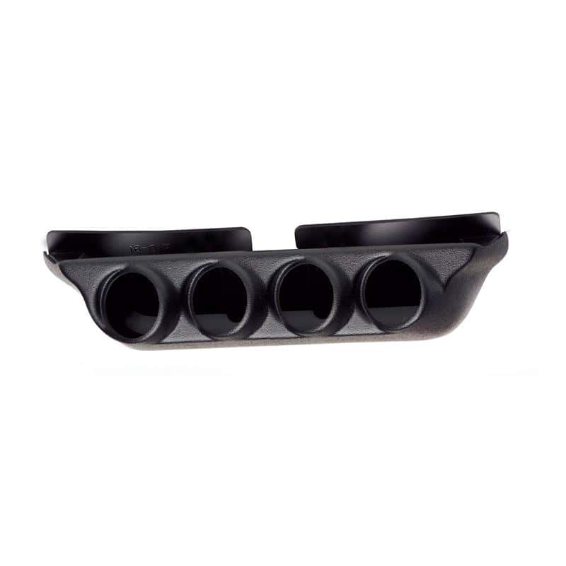 AutoMeter — Autometer 99-04 Ford Super Duty / 03-07 Dodge Ram Black Quad Overhead Console Pod
2-1/16" QUAD OVRHD C - view 2