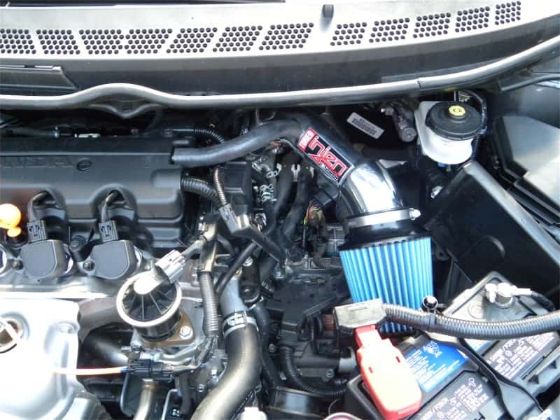Injen — Injen 06-11 Honda Civic Ex 1.8L 4cyl Polished Tuned Air Intake w/ MR Tech/Nano-Fiber Dry Filter
Short Ram Intake
Air Intake Kit - view 4