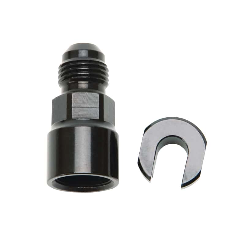 Russell — Russell Performance -6 AN Male to 5/16in SAE Quick-Disconnect Female (Black Single)
Adapter Fitting - view 2