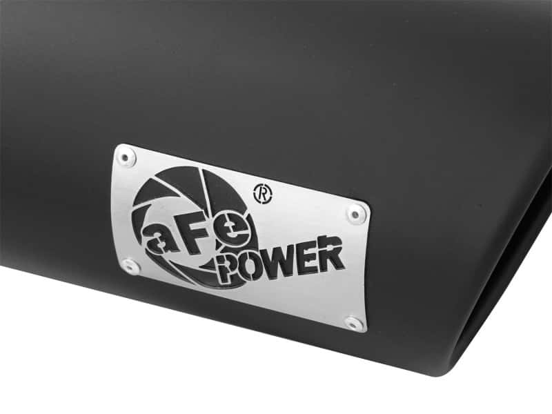 aFe — aFe Diesel Exhaust Tip Bolt On Black 5in Inlet x 6in Outlet x 12in Long
Exhaust Tip Black - view 5
