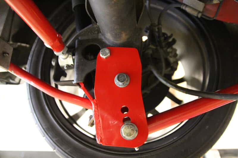 UMI Performance — UMI Performance 05-14 Ford Mustang Rear Control Arm Relocation Brackets- Bolt In
Control Arm Bracket - view 8