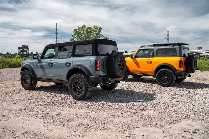 CORSA Performance — Corsa 21-25 Ford Bronco 2.7L 4-Door 2.75in Cat-Back Dual Rear Exhaust w/ 4in Straight-Cut Black Tips
Exhaust - view 3