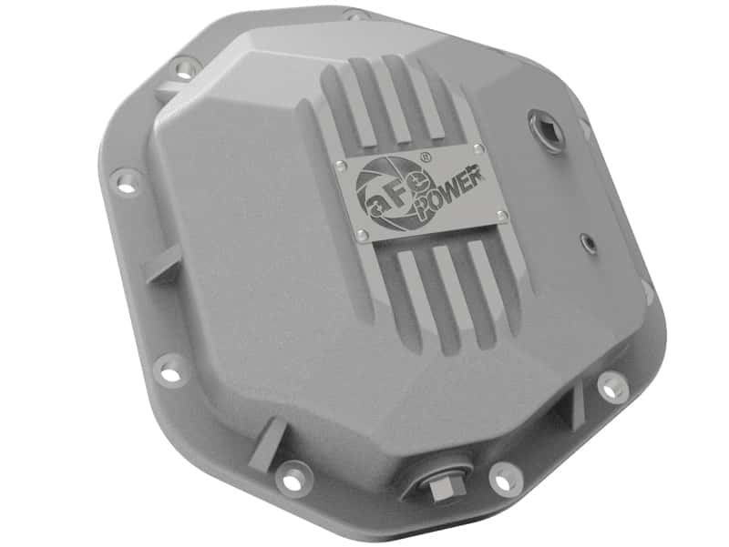 aFe — aFe 97-18 Jeep Wrangler TJ/JK Dana 44 Street Series Differential Cover w/ Machined Fins - Raw
Differential Cover - view 2