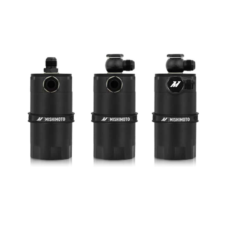 Mishimoto — Mishimoto Universal Baffled Oil Catch Can - Black - view 14