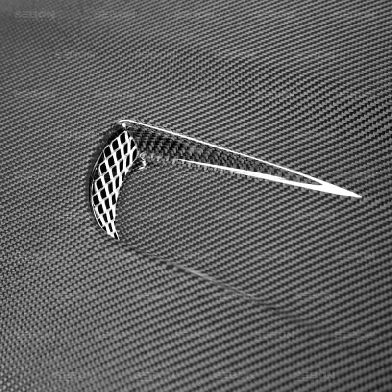 Seibon — Seibon 14+ Ford Fiesta TM Style Carbon Fiber Hood - view 4
