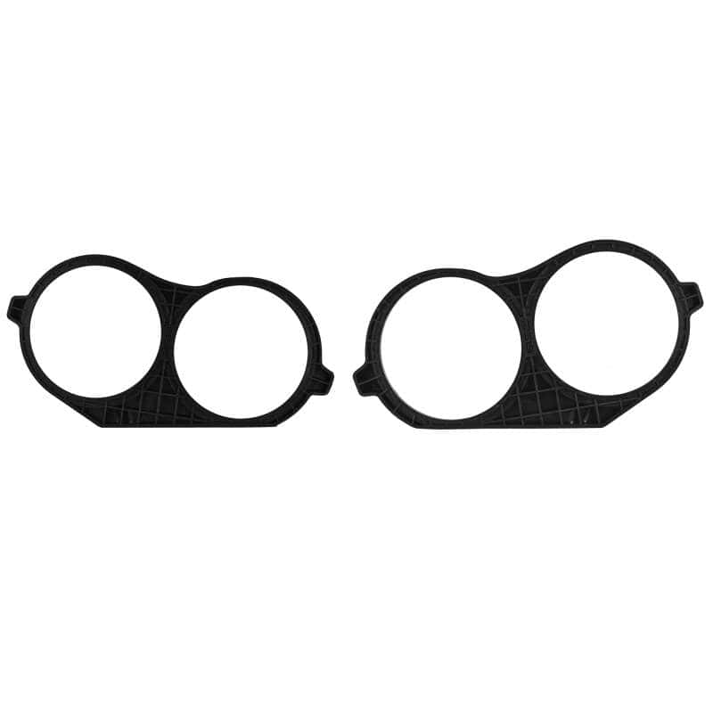 DS18 — DS18 14-23 Harley-Davidson Saddle Bag Mid Bass Adapter Ring 2x 10in ABS Black - view 2