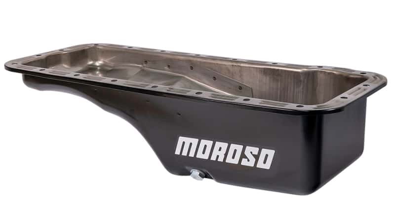 Moroso — Moroso Ford 352-428 FE Stock (w/Front Sump) Wet Sump 5qt 5in Steel Oil Pan - view 5