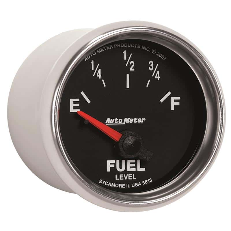 AutoMeter — Autometer GS 52mm 0-90 ohms Short Sweep Electronic Fuel Level GM Gauge
2-1/16" FUEL LEVEL, - view 6