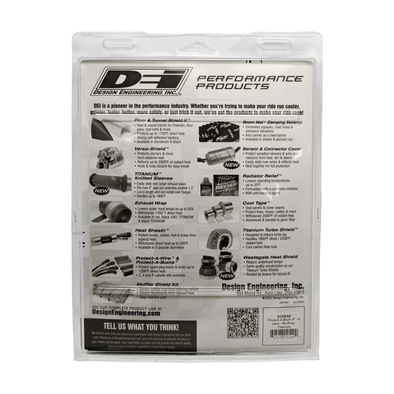 DEI — DEI Protect-A-Boot - 8in - 6-pack - No Ring - Titanium
SprkPlgBootProt - view 5