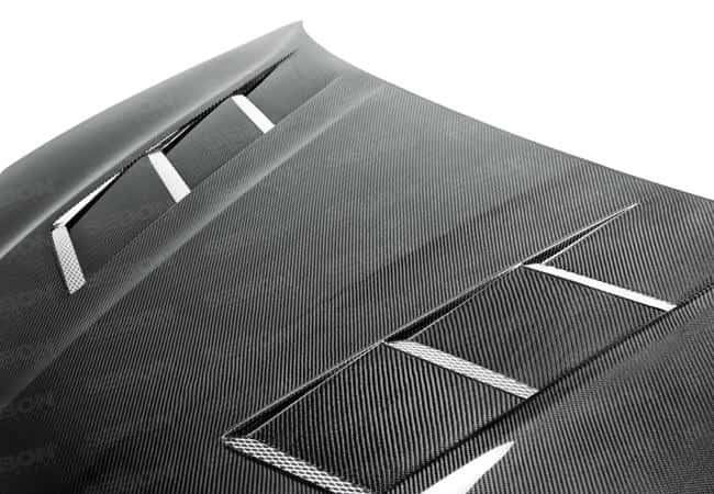 Seibon — Seibon 12-13 Hyundai Genesis TS Carbon Fiber Hood - view 8