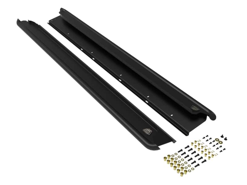 aFe — aFe POWER 10-14 Subaru Outback H4 2.5L / H6 3.6L Terra Guard Trail Slider Step - Black
Off-Road Slider - view 1