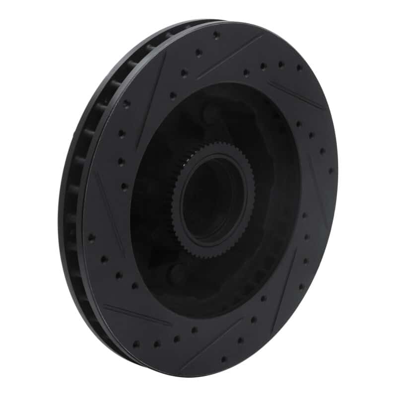 R1 Concepts — R1 93-95 Chevrolet G30 Front Right Drilled & Slotted Black Brake Rotor
R1 Brake Rotor Drill - view 4