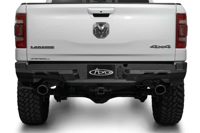 Addictive Desert Designs — Addictive Desert Designs 19-24 RAM 1500 Black Label Rear Bumper
Bumper- Rear - view 9