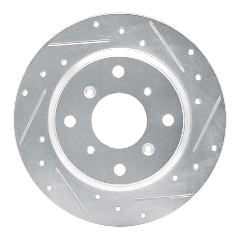 R1 Concepts — R1 86-96 Acura Legend Rear Right Drilled & Slotted Silver Brake Rotor
R1 Brake Rotor Drill - view 1