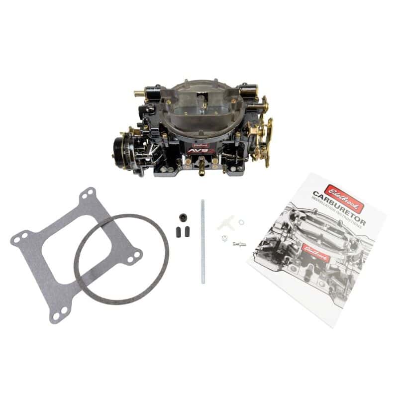 Edelbrock — Edelbrock Carburetor AVS2 Series 650 CFM Electric Choke - Black Plasma Finish - view 7