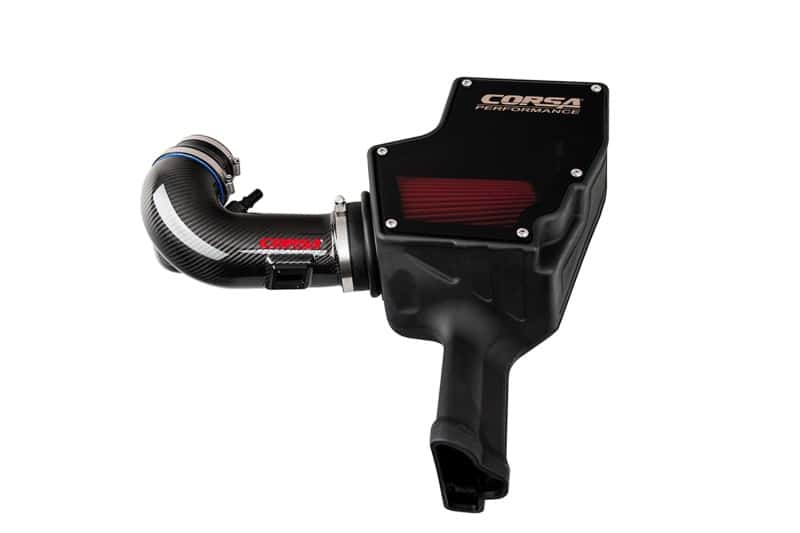 CORSA Performance — Corsa 2018-2023 Ford Mustang GT 5.0L V8 Carbon Fiber Air Intake w/ DryTech Filter
Air Intake - view 1