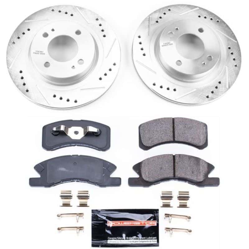 PowerStop — Power Stop 17-18 Mitsubishi Mirage Front Z23 Evolution Sport Brake Kit - view 1