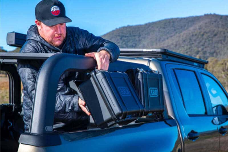ARB — ARB 16-23 Toyota Tacoma Bed Rack Single Carry Case Mount
Single Case Mount - view 2
