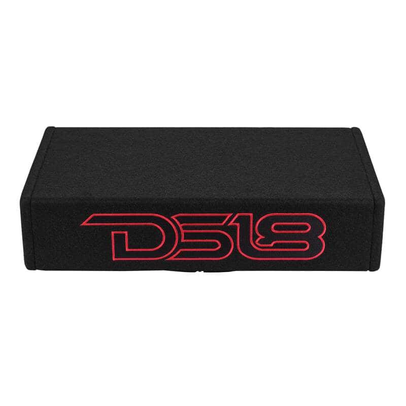 DS18 — DS18 Single 10in Shallow Enclosure w/ Subwoofer 350 Watts RMS Sealed Black Carpet - view 5