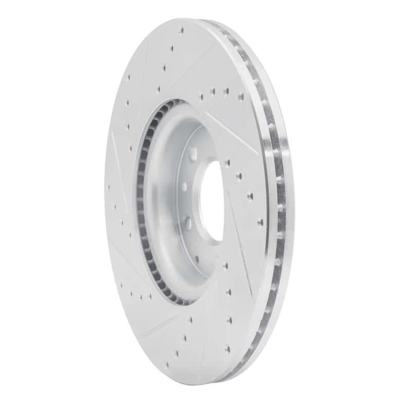 R1 Concepts — R1 06-07 Mazda 6 Front Right Drilled & Slotted Silver Brake Rotor
R1 Brake Rotor Drill - view 4
