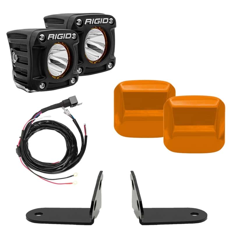 Rigid Industries — Rigid Industries 2017+ Polaris Pro R/Turbo R Revolve A-Pillar Light Kit
RZR RVLV APLR KIT - view 1
