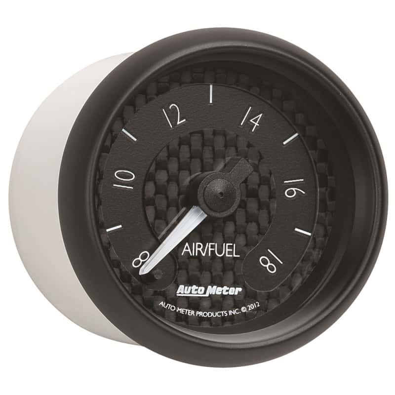 AutoMeter — Autometer GT Series 52mm Full Sweep Electronic 8:1-18:1 AFR Wideband Air/Fuel Ratio Analog
2-1/16" ANALOG WIDEB - view 10
