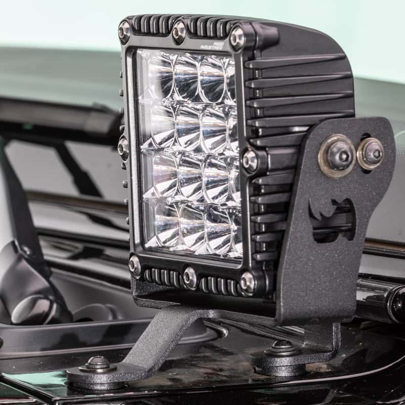 Go Rhino — Go Rhino 18-20 Jeep Wrangler JL/JLU/Gladiator JT Light Mount - 6in Q4 Series
WS Cowl Mount - view 3