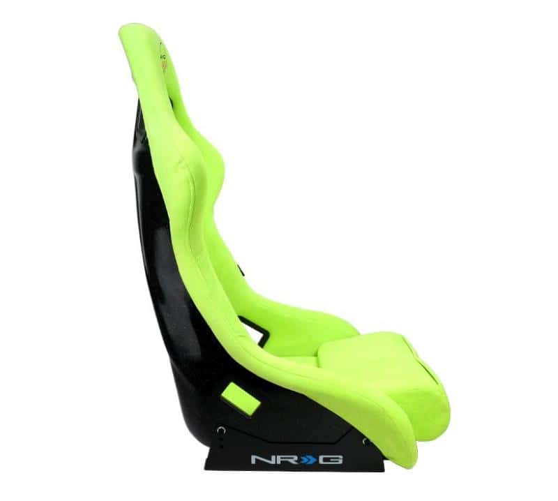 NRG — FRP Bucket Seat PRISMA Edition - Medium (Neon Green/ Pearlized Back) - view 2