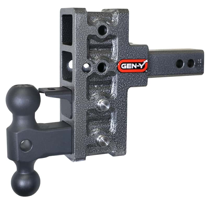 GEN-Y Hitch — Gen-Y Mega Duty 2in Shank 5in Offset Drop 1.5K TW 10K Hitch w/GH-031 Dual-Ball/GH-032 Pintle Lock
Drop Hitch - view 3