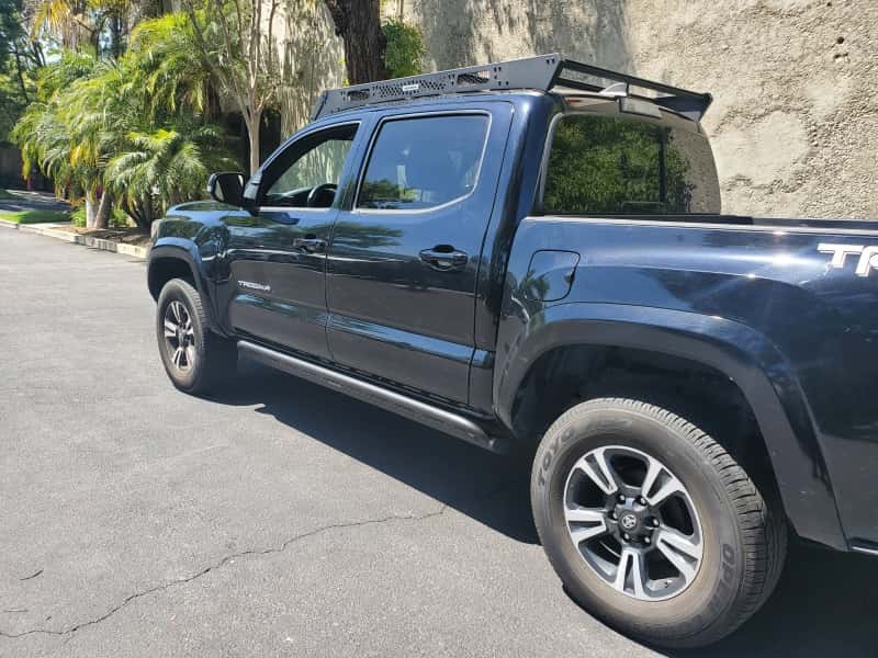 Go Rhino — Go Rhino 18-23 Toyota Tacoma 4Door Frame Mount Sliders - Textured Black
Frame Mount Sliders - view 3