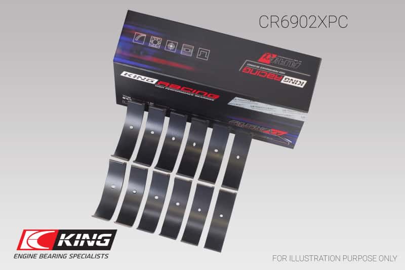 King Engine Bearings — King Engine Bearings Nissan VQ35HR/VQ37VHR/VR30DTT pMaxKote Rod Bearing Set - Size STD - view 2