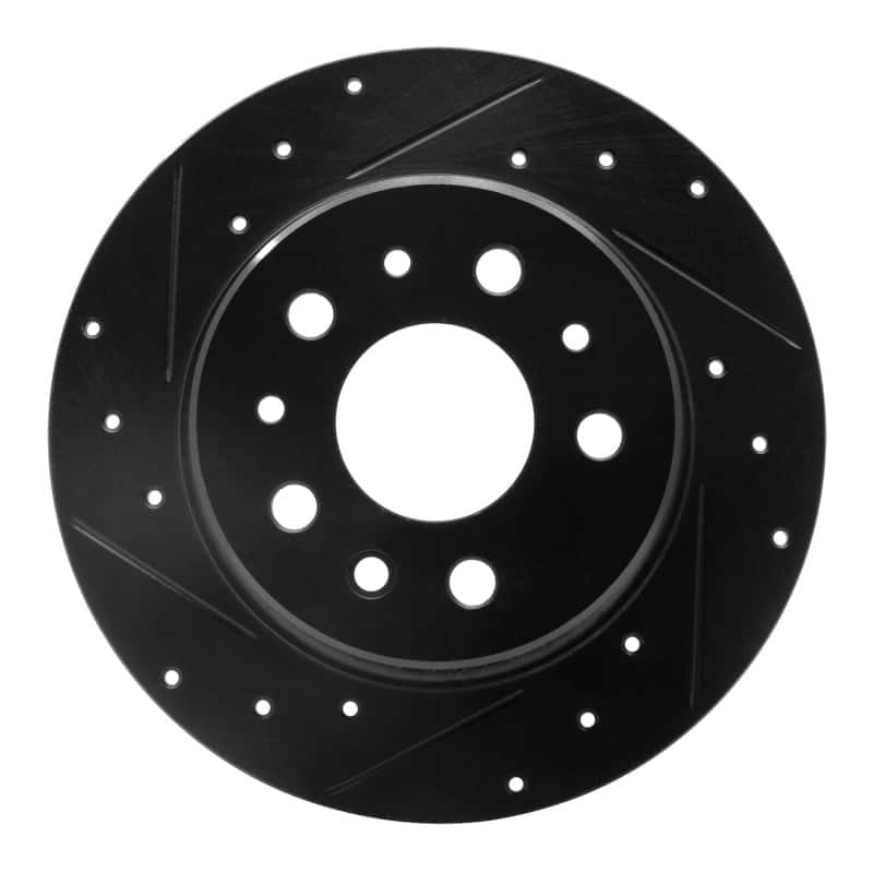 R1 Concepts — R1 61-91 Mercedes-Benz 230S Rear Left Drilled & Slotted Black Brake Rotor
R1 Brake Rotor Drill - view 1