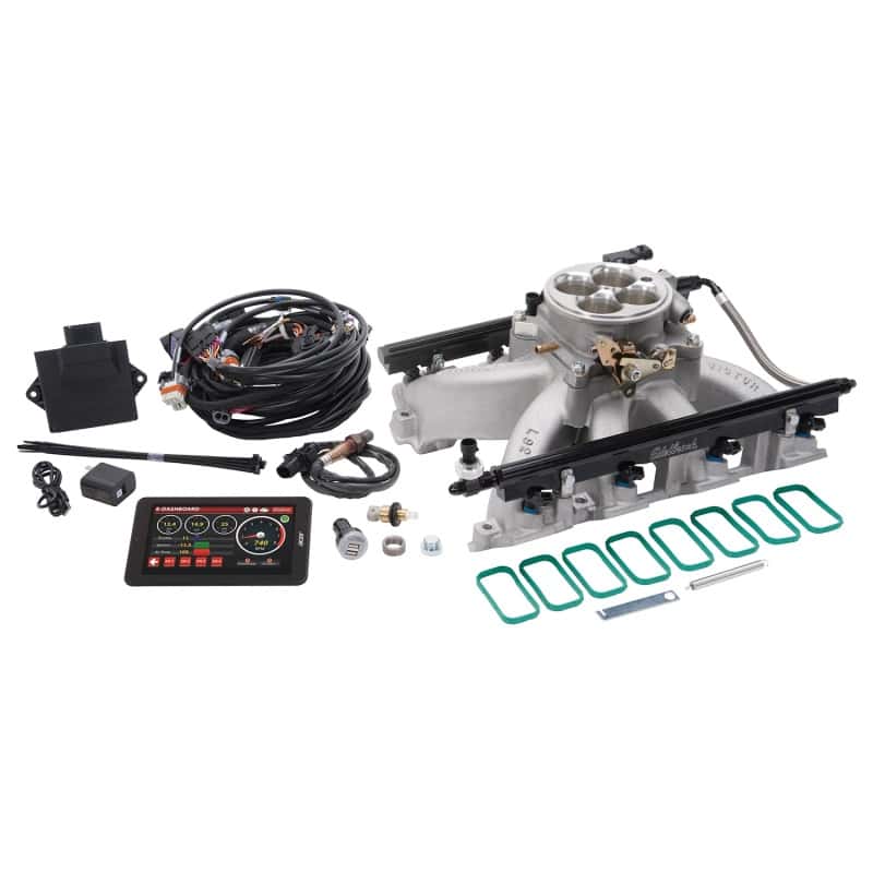 Edelbrock — Edelbrock Pro Flo 4 EFI System Seq Port LS Gen III/IV Victor Jr Rect Port 550 HP Max 35lb/hr
FUEL INJECTION - view 1