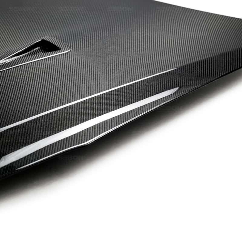 Seibon — Seibon 09-10 Nissan GTR R35 OEM Carbon Fiber Hood - view 6