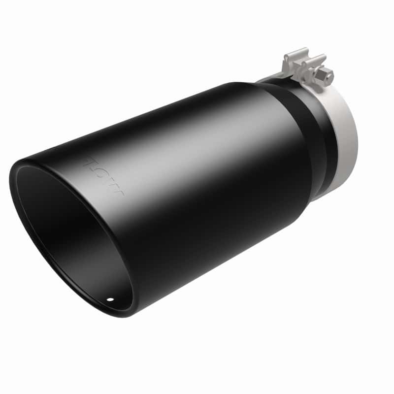 Magnaflow — MagnaFlow Tip Stainless Black Coated Single Wall Round Single Outlet 6in Dia 5in Inlet 13in L
Stainless Steel
Exhaust Tip - view 26