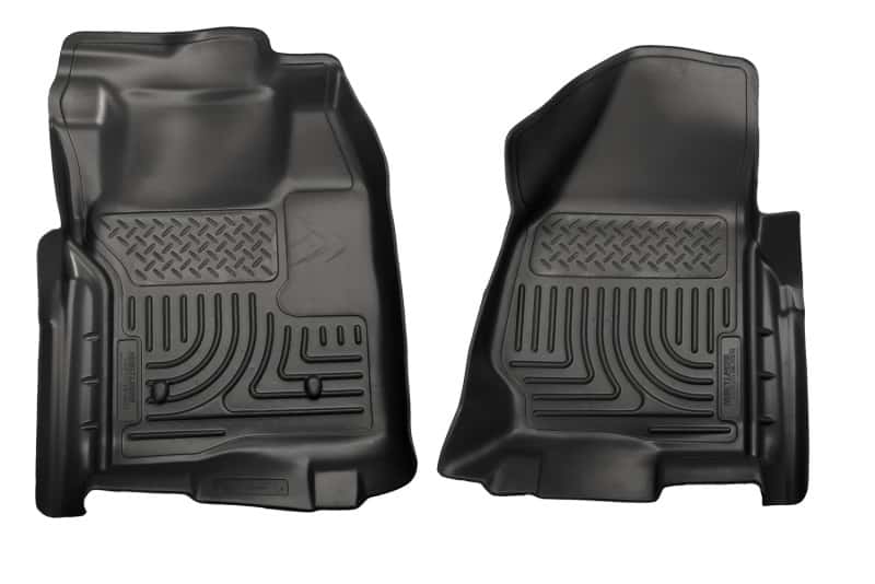 Husky Liners — Husky Liners 11-12 Ford SuperDuty Regular Cab WeatherBeater Black Floor Liners
Floor Liners - view 1